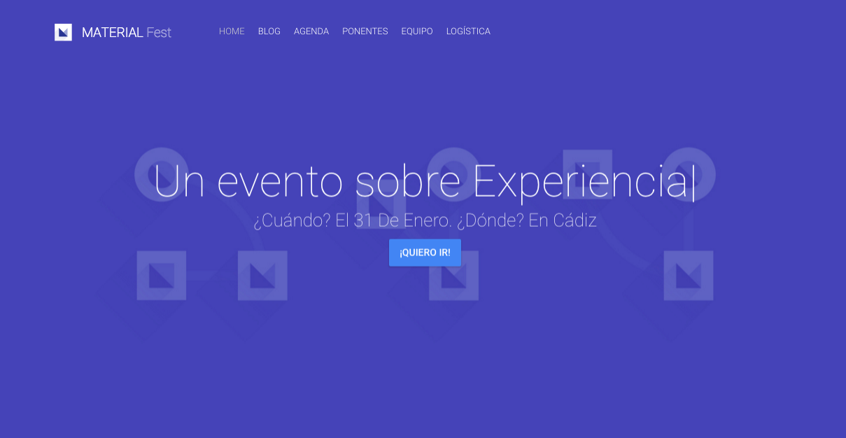 Material Fest Website